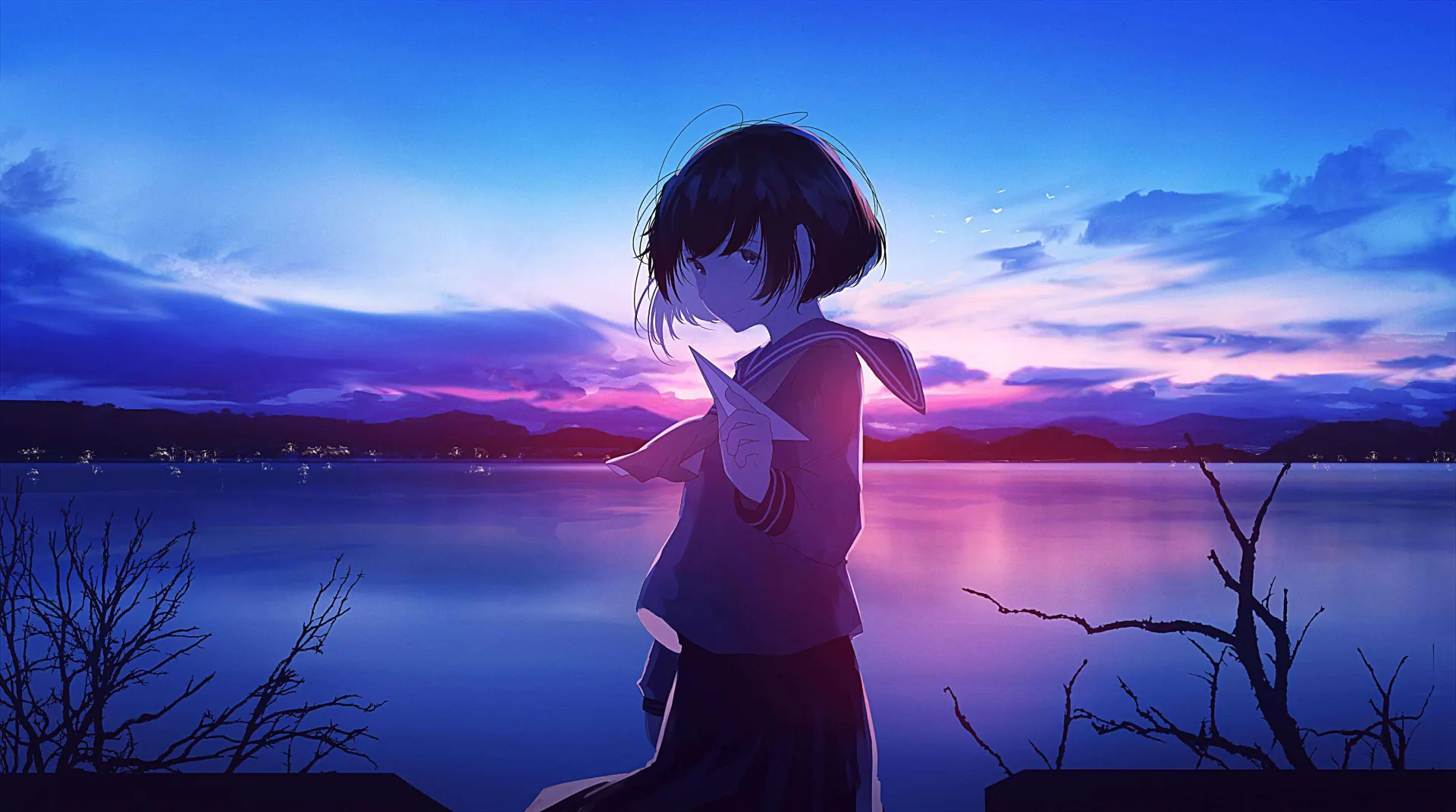 P站画师作品_飞向明天