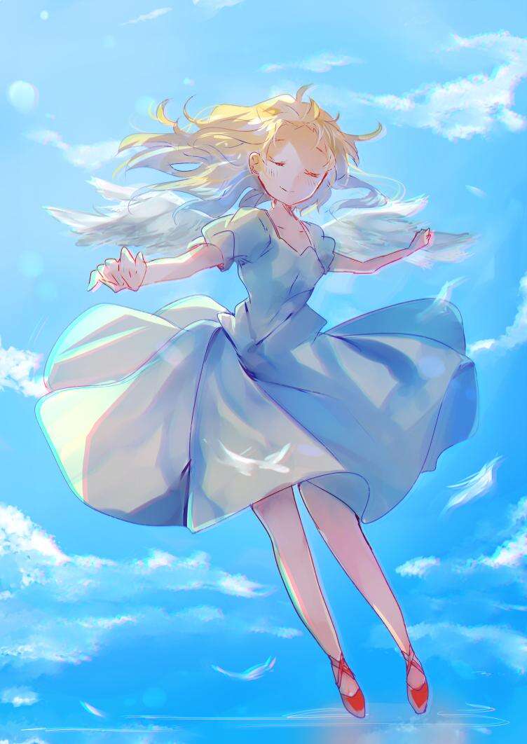 P站画师作品_天使